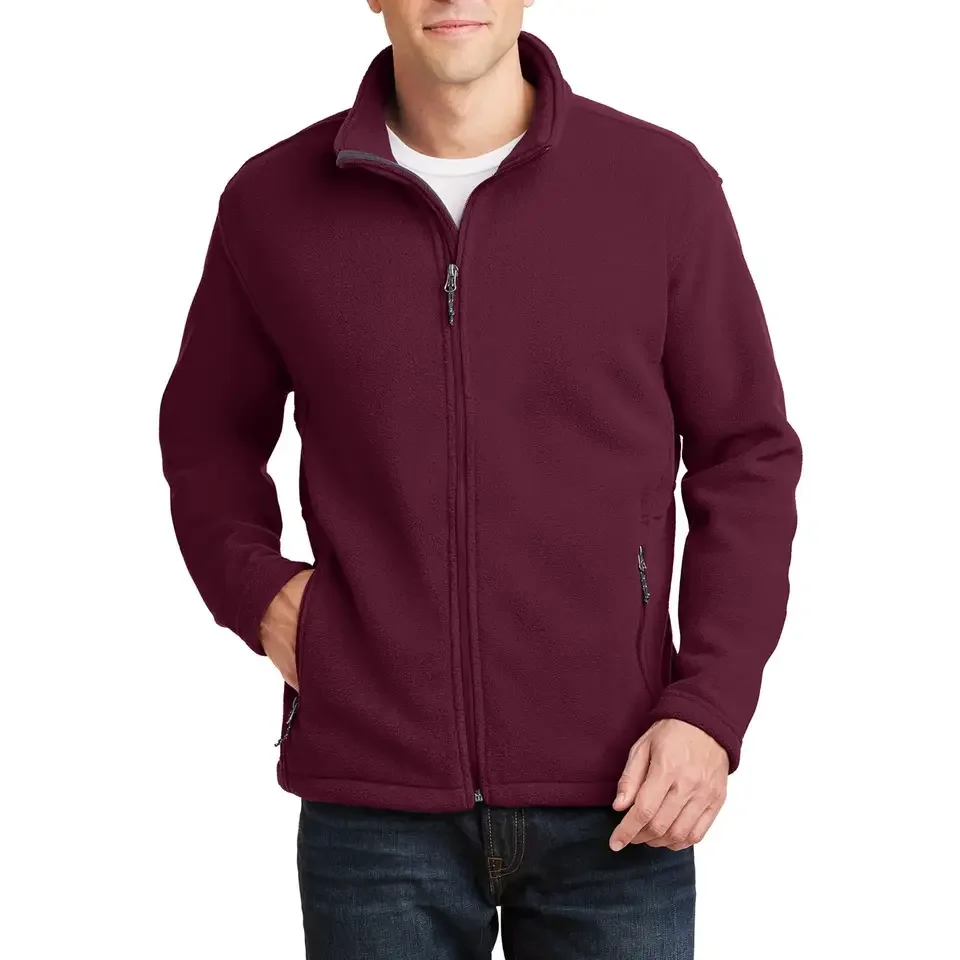 Factory Directly Cheap Price Custom Full Zip Up Polar Fleece Jacket Men