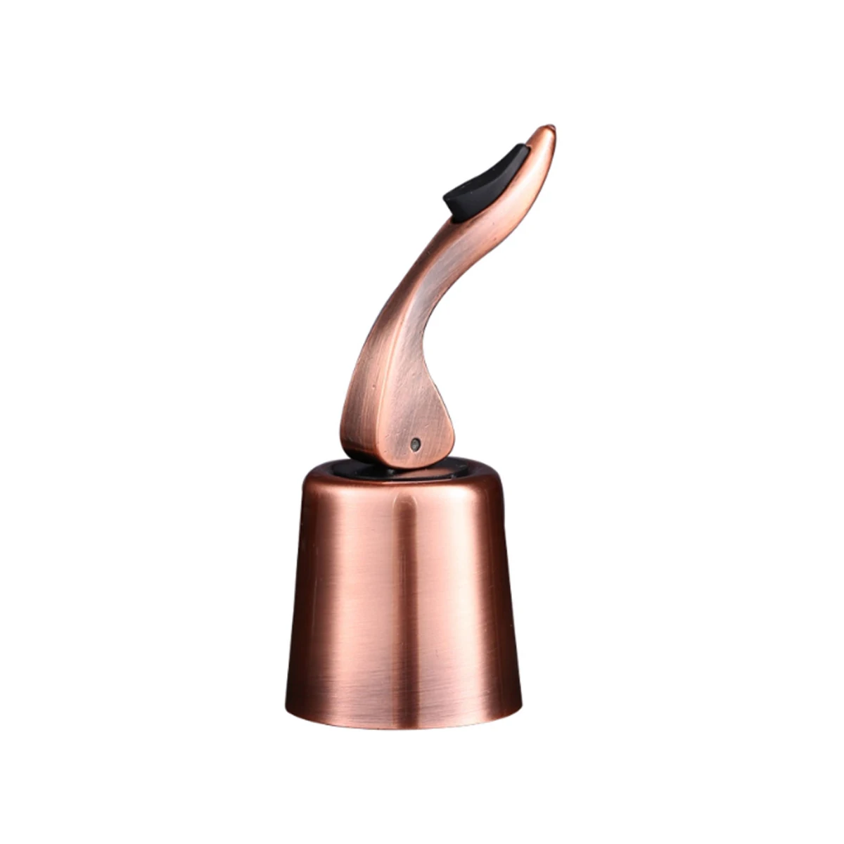 Topwill Decorative Wine Preserver Reusable Wine Cork Keep Fresh Goldrose Wine Bottle Stopper Saver with Silicone