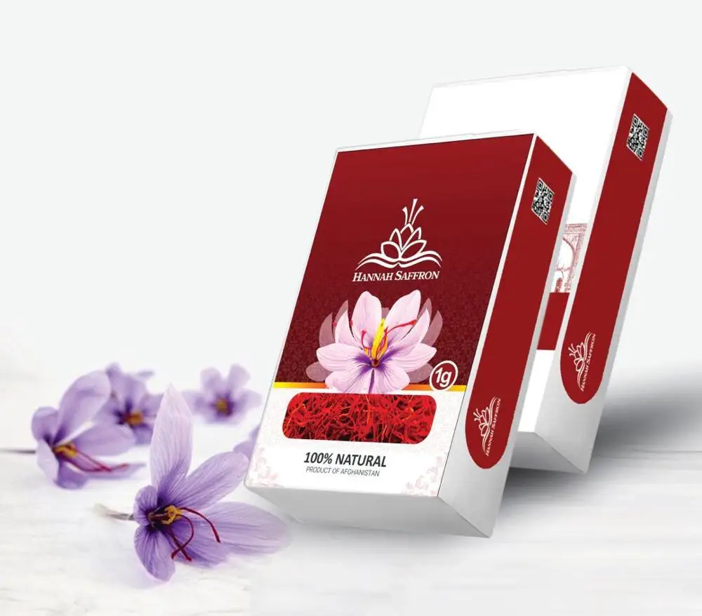 
High Quality Afghan Negin Saffron in Retail Packaging 0.5g 