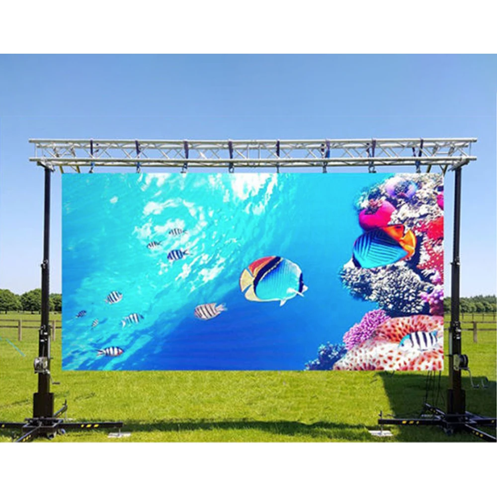 5500Nits High Brightness Outdoor P2 P2.6 2.6Mm P3 Rental Led Video Wall Display Screen Panel For Concerts Cinema Events
