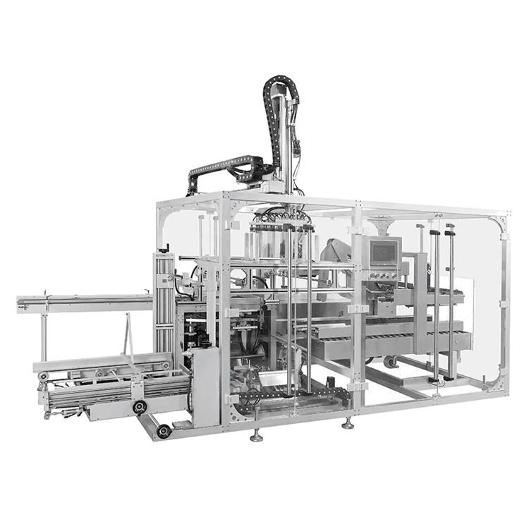 Автоматическая упаковочная машина для забора и размещения картонных коробок от