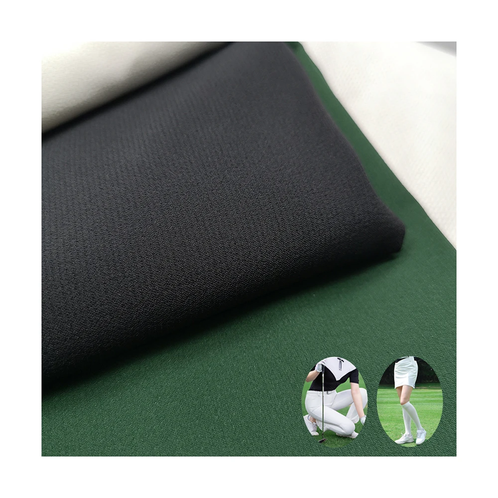  75D woven stretch quick dry polyester spandex stripes 4 way fabric for