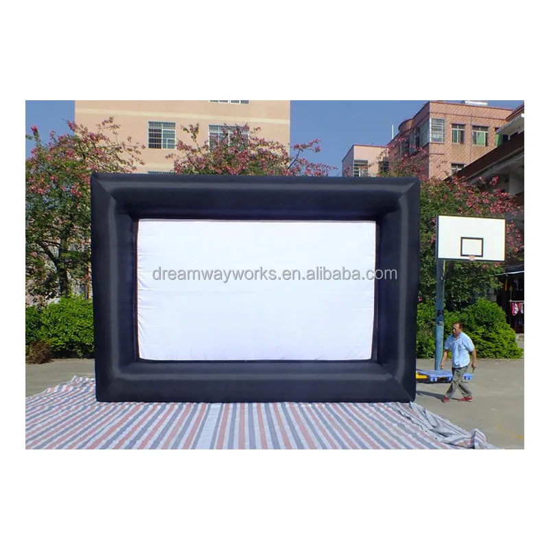 2024 Hot sale inflatable projector screens, inflatable movie screen outdoor for event