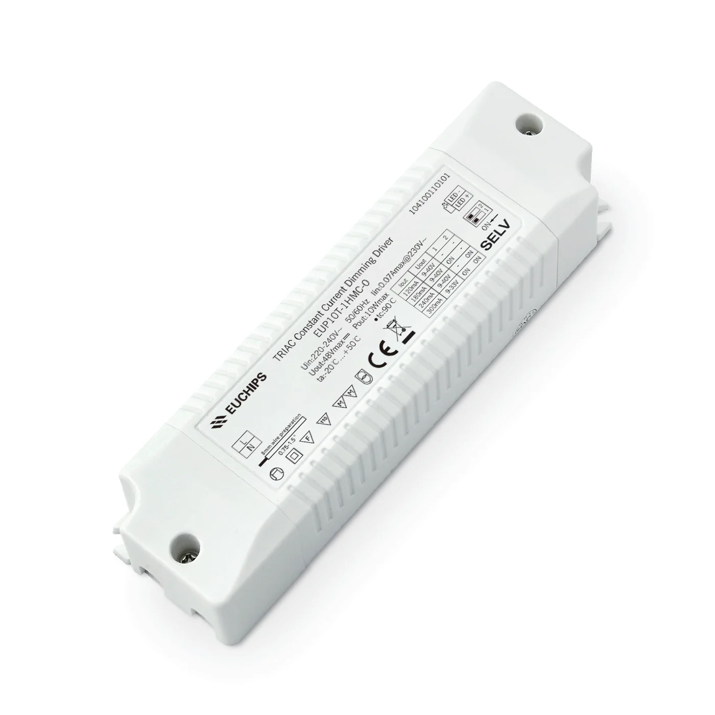 10W 12W 15W 20W 30W LED Triac Dimming Driver Single Output Constant Current with White Housing Widely Used Product