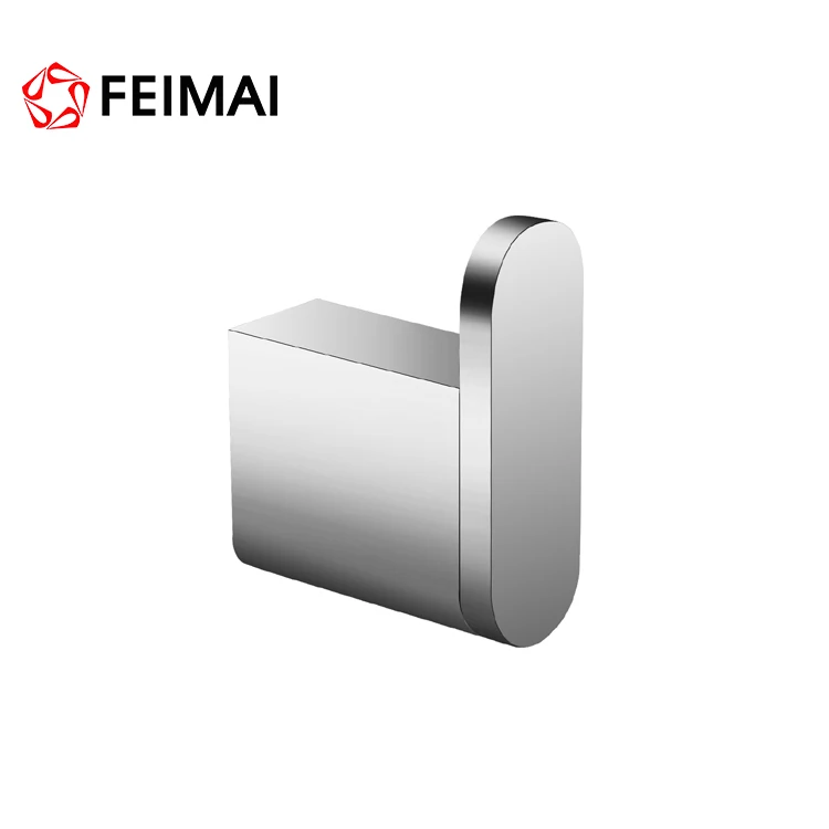 
Bathroom chrome robe hook brass wall mount coat hook 