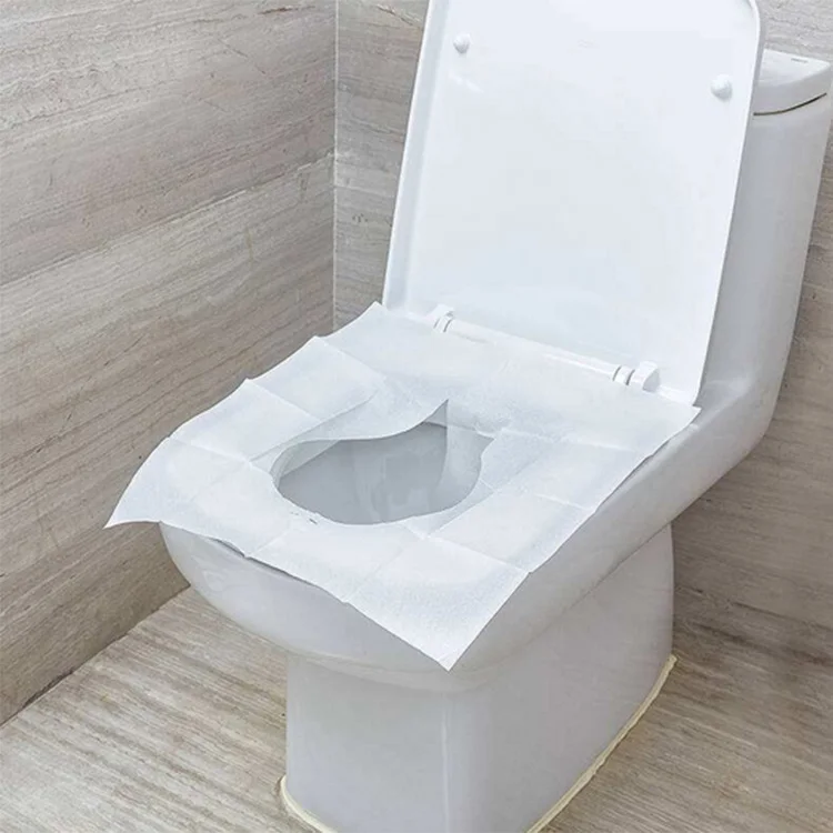 
Good quality flushable disposable biodegradable toilet tissue seat covers 