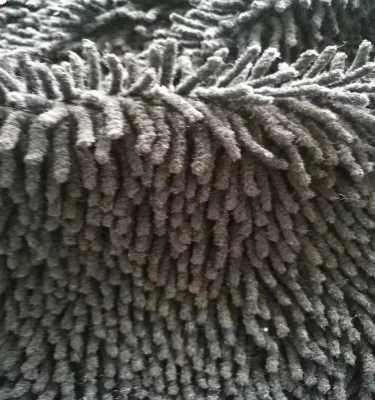 Microfiber 100% Polyester Small Chenille Fabric In Rolls ,Cleaning Fabric For Mop, Mat And Lazy Slippers
