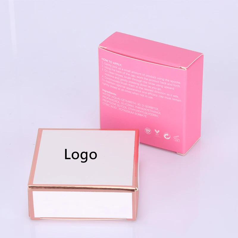 Custom Long Lasting Eyebrow Wax Gel Eyebrow Enhance Styling Waterproof Vegan Eyebrow Wax Private Label