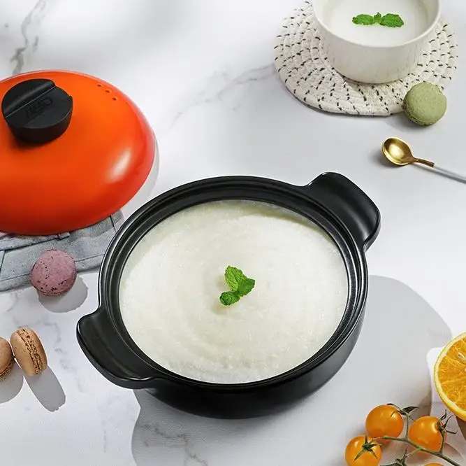 Ceramic Casserole Clay Cooking Kitchen Soup Food Warmer Cookware Home Hot Pot Casseroles With Lid