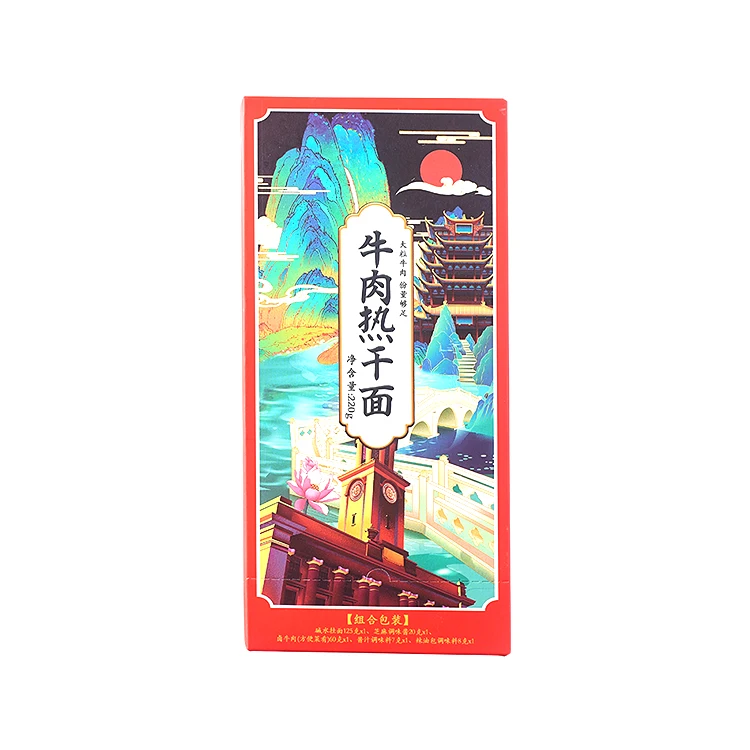 Прямая продажа с завода, оптовая продажа, сухая говядина Ухань, горячая лапша с кунжутной пастой