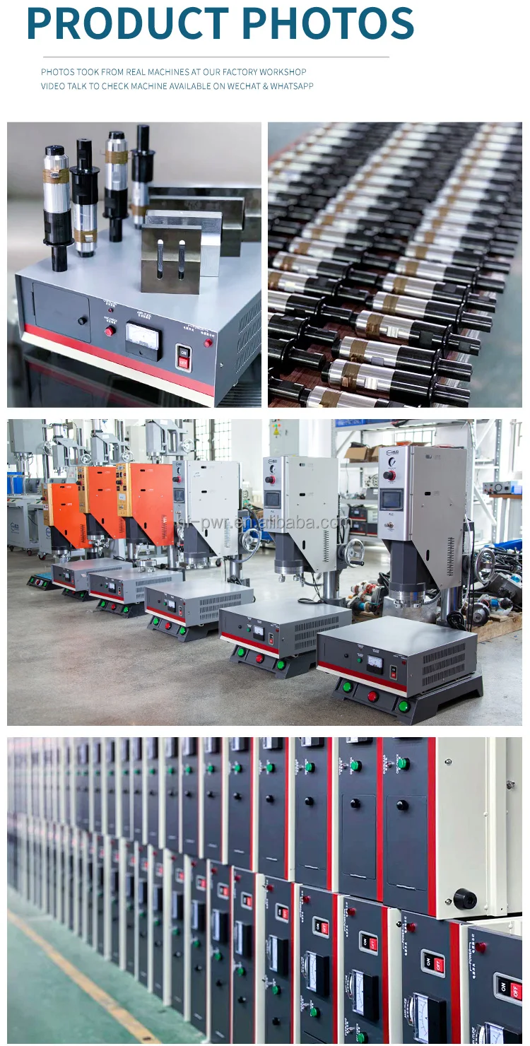 CE Certificate Ultrasonic PP Media Filter Welding Machine For Pouch Cell And Fuel Gas Filters
