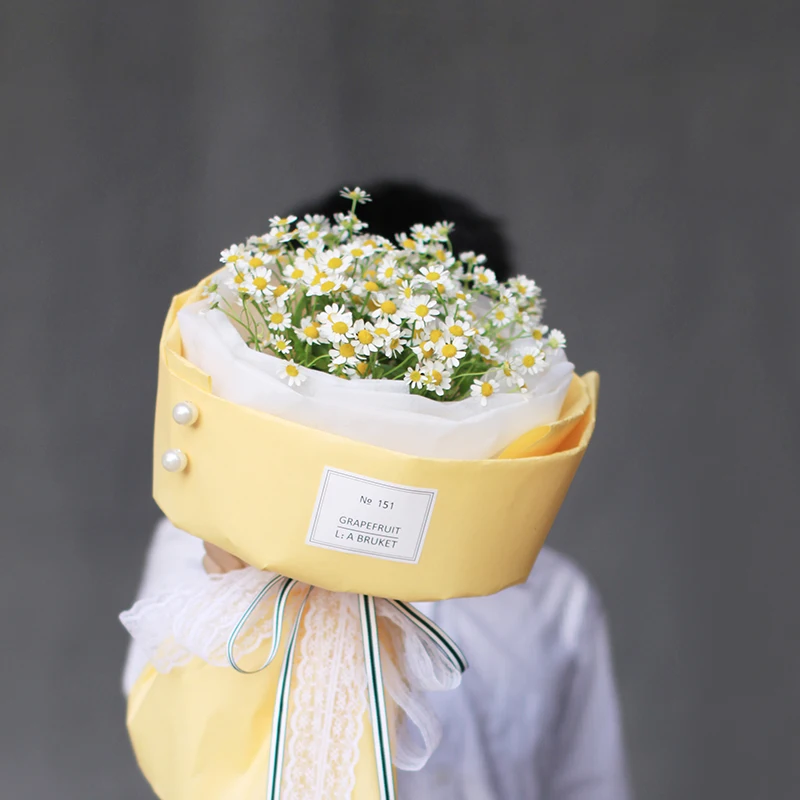 Oxford paper floral bouquet wrapping paper solid color waterproof bag floral paper florist flower packing materials