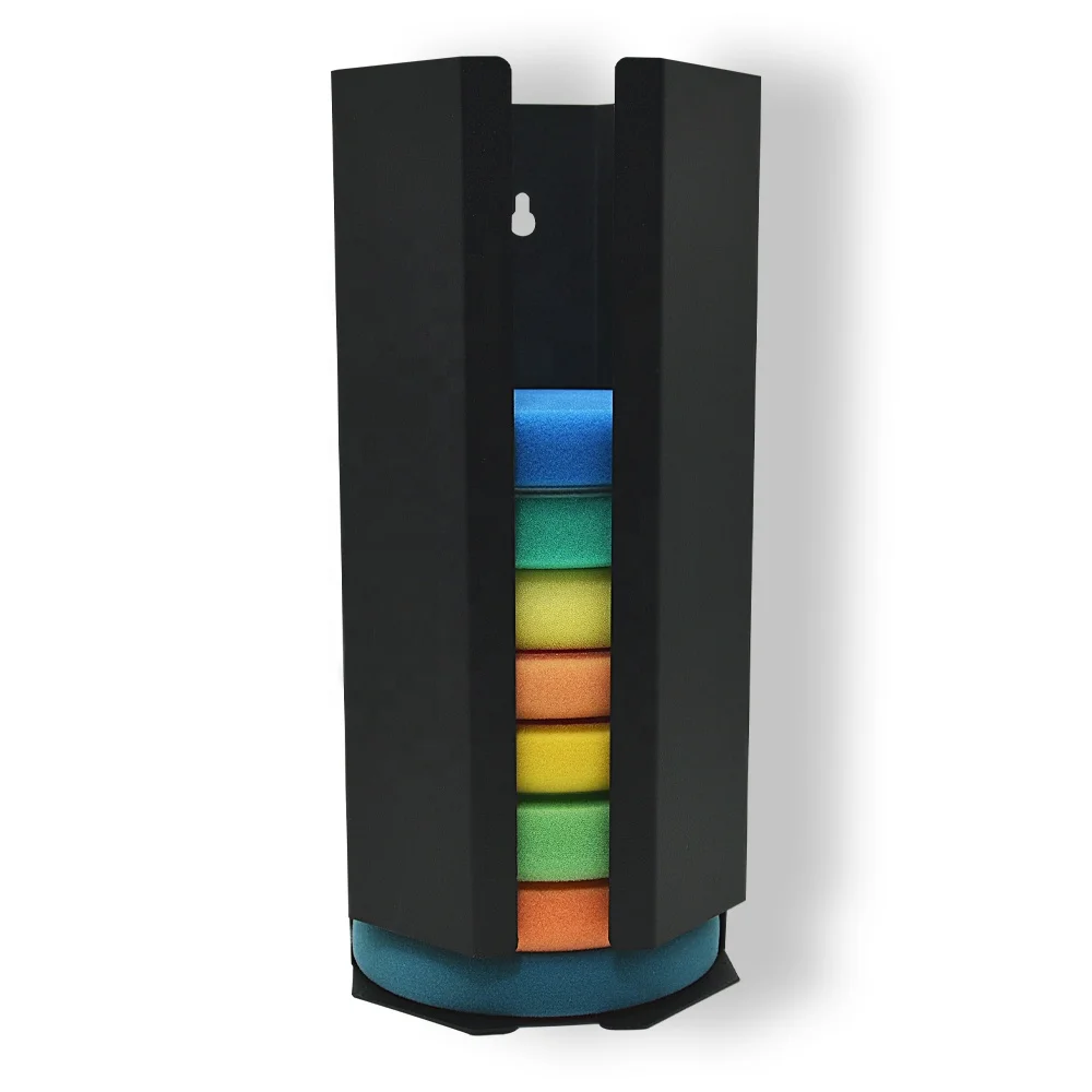 Shiner Auto Iron Sponge Pads Holder Dispenser Wall Mount Garage Accessory