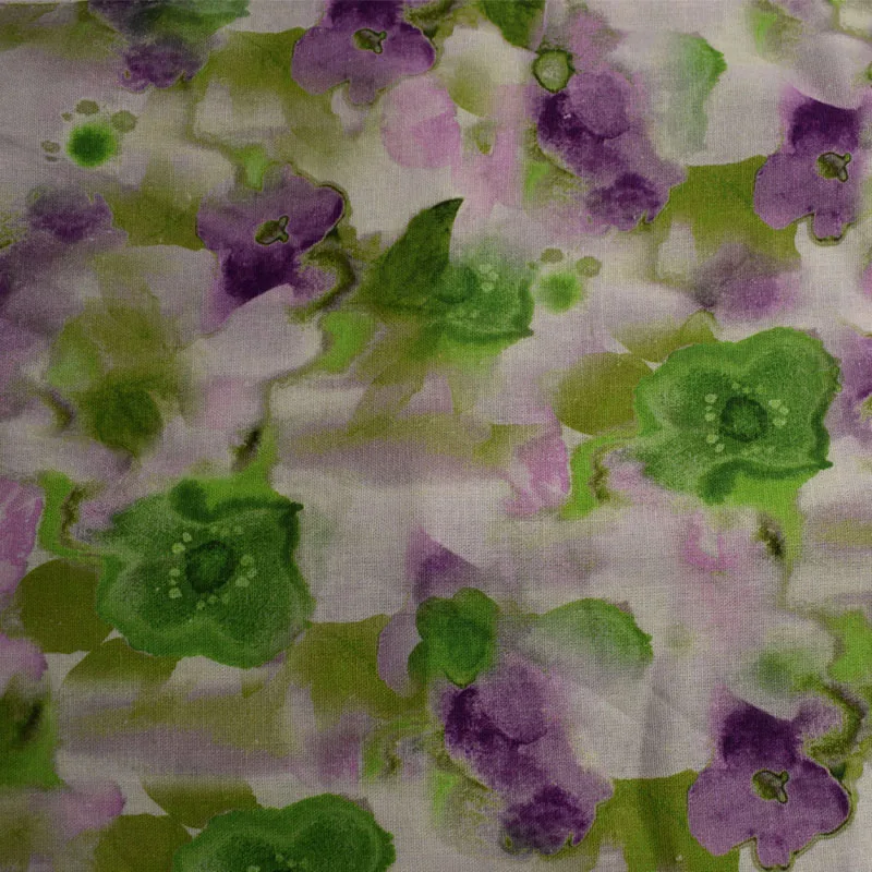 Поставщик ткани, прямые продажи, цветной узор, принт, розовый галстук, окрашивание, ткань льняного вида, тяжелая