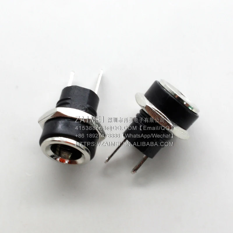 (1Bag=2Pcs) Connector 5.5 * 2.5 DC-022B socket