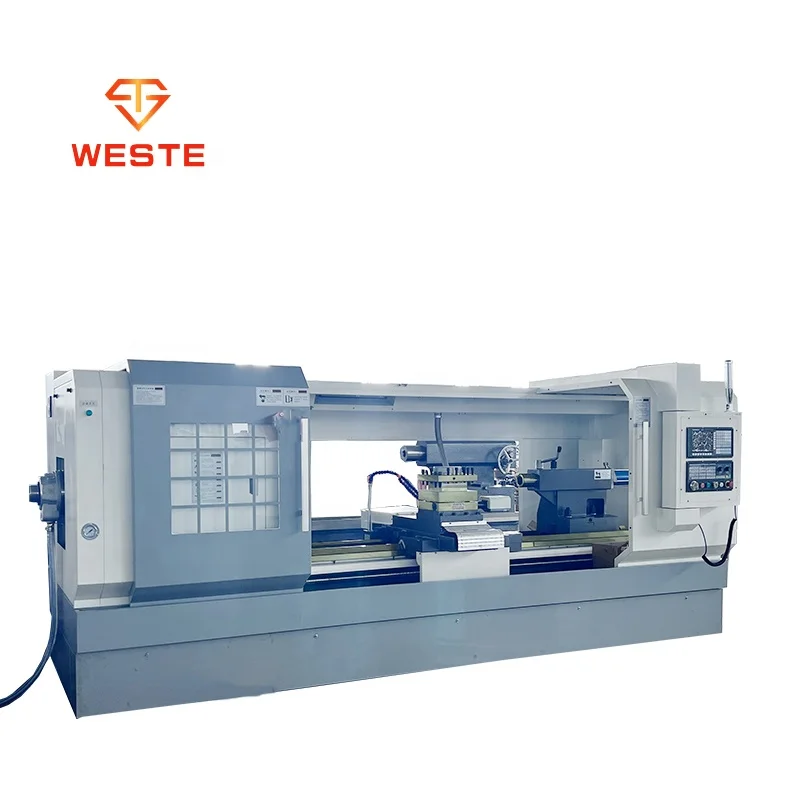 ck6150  ck6180 lathe cnc machining flat bed horizontal type turning metal lathe higher stability one-piece cnc lathe machine