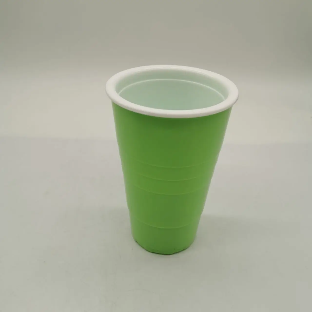 32 oz two-color Bisphenol a free PS Plastic Party Red Plastic Beer ping Pong cup Drink cups can be reused