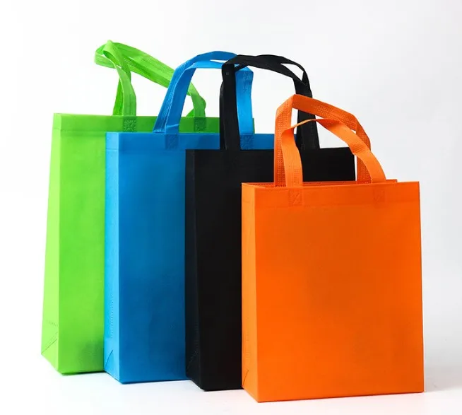 stocked non woven pp laminated bag eco-friendly bag promotional bag