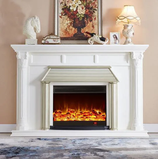 BOTON STONE Home Chinese Manufacturer Luxury Hand-carved Fireplace Mantel Interior Decoration Marble Fireplace