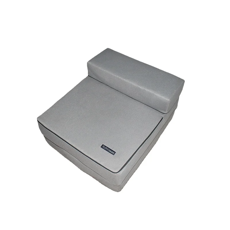 Skylee Portable 4D POE Folding Lazy Sofa air Mesh Fabric Cover Polymer Woven Nest Floor Mattress