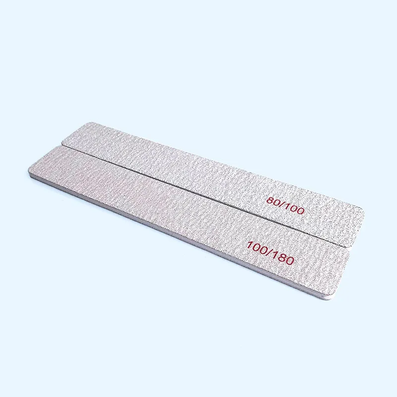 50Pcs/Bag Rectangle Double Sides 2 Ways Zebra Professional Manicure Nail Tool Jumbo Nail File