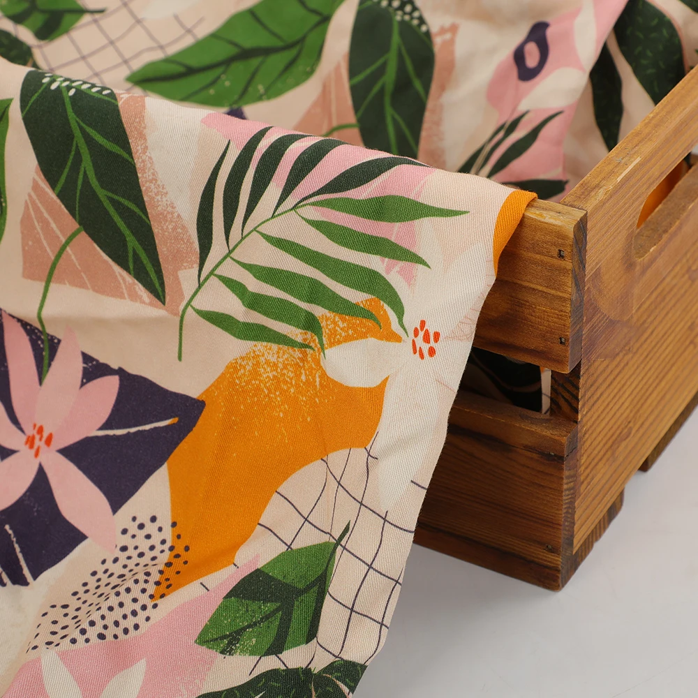 High quality printed organic lanzing tencel lyocell fabric twill woven fabric for lady garment