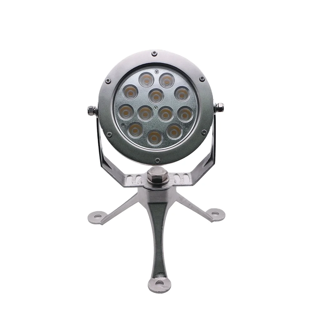 DC 24V IP68 Waterproof LED Underwater Spot Lamps High Power 316SS White Light for Swimming Pool Garden Landscape Spa Pool Light