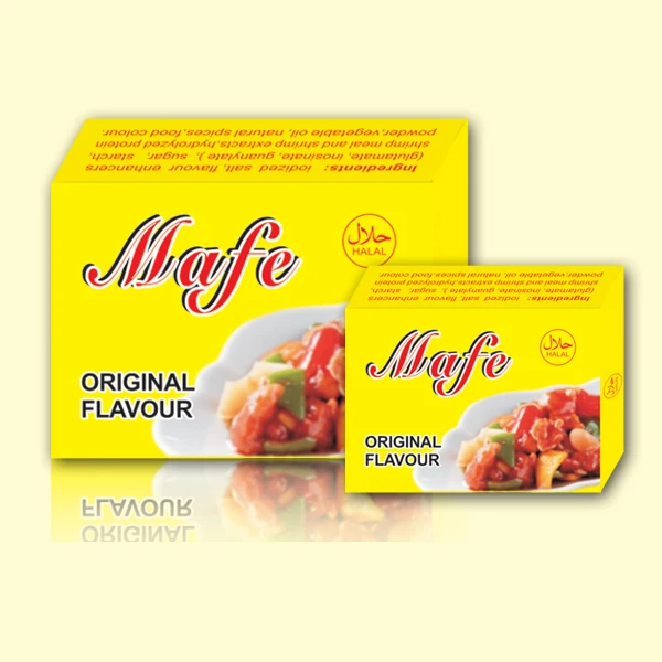 HALAL crayfish flavour bouillon cube seasoning cube & mixed spices seasoning stock cube