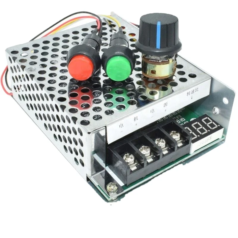 60A DC10V-55V 12V 24V 48V контроллер линейного актуатора PWM DC скорости двигателя CW CCW Реверсивный