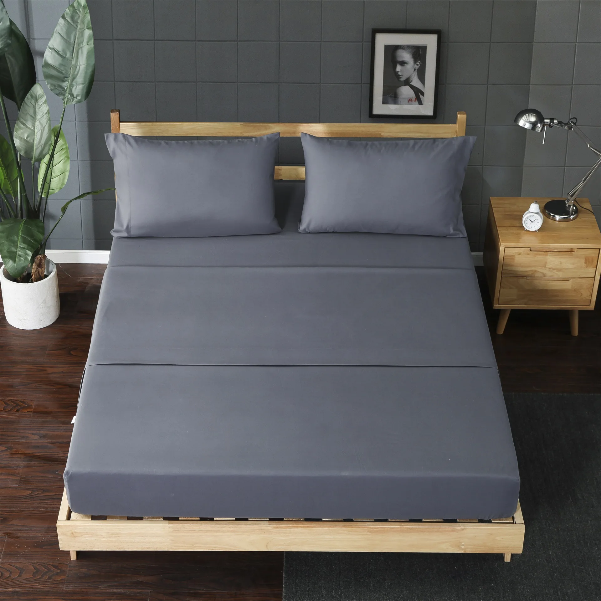 Amazon Explosion-style Four-piece bed sheet set 4-piece fitted