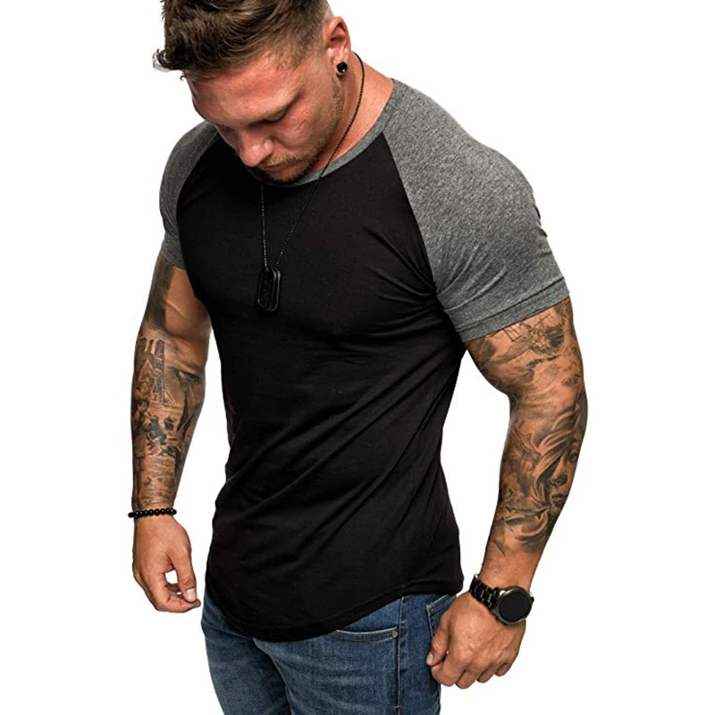 2021 New Brand clothing Gyms Tight t-shirt mens fitness t-shirt home Gyms t shirt men fitness Summer tops