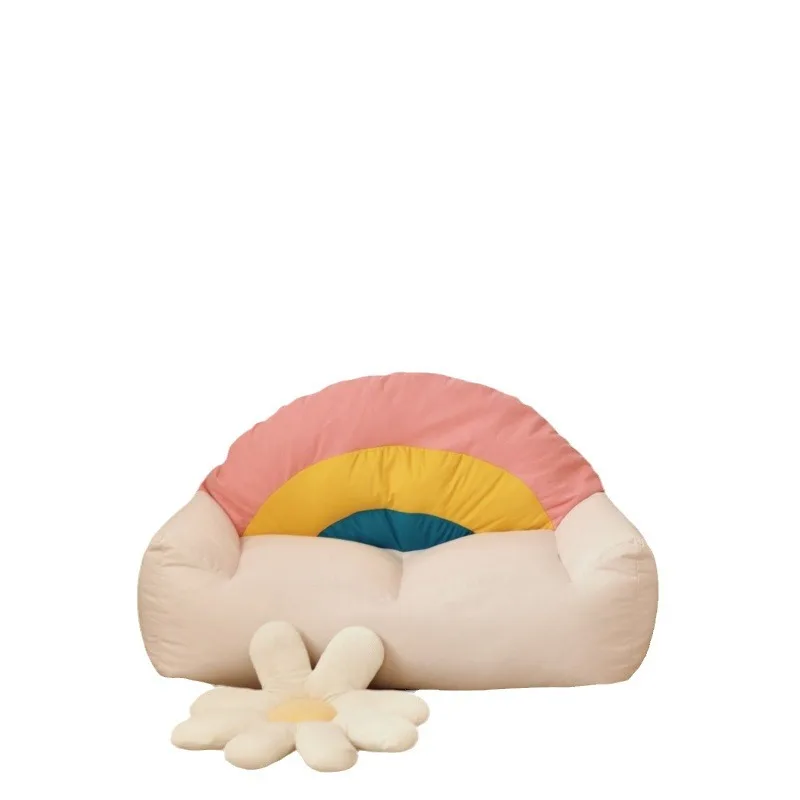 Modern lazy sofa can lie and sleep girls bedroom small cute double tatami balcony lying small sofa bean bag