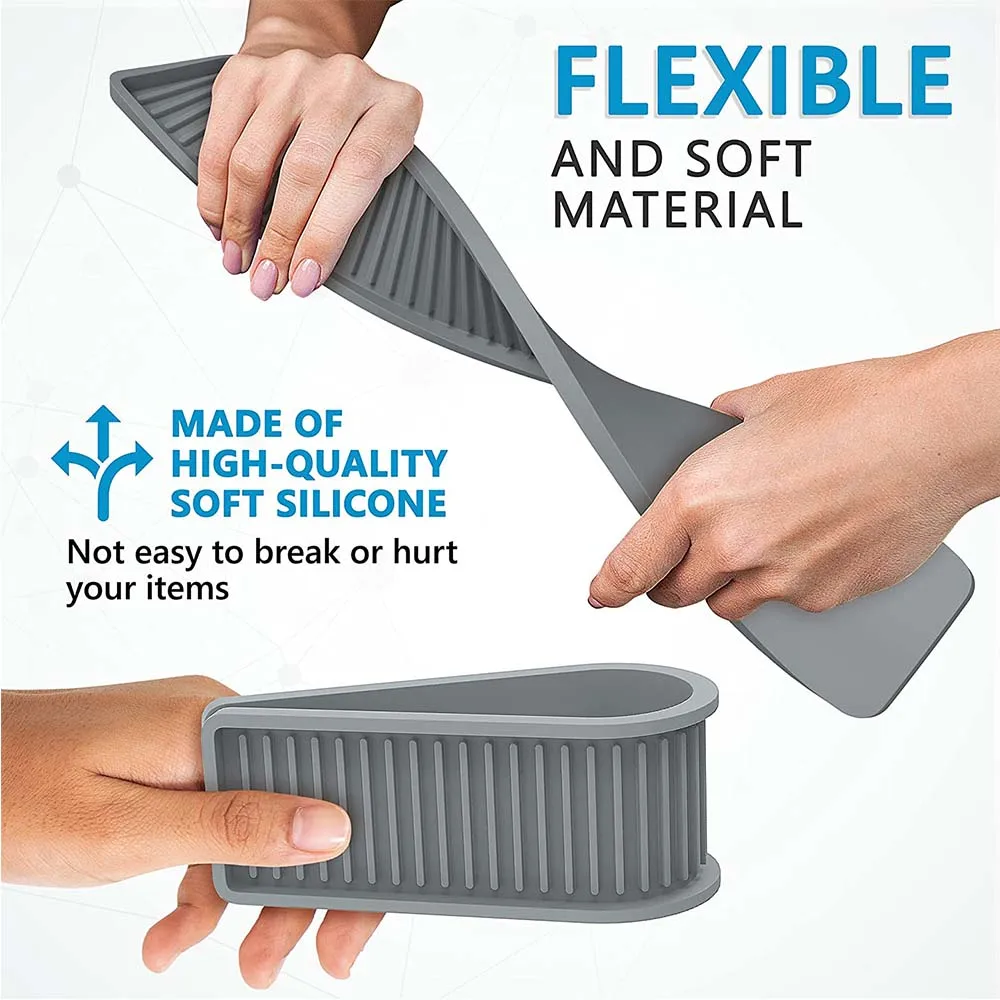 Factory Customization Sponge Holder Countertop Protector Silicone Kitchen Sink Organizer Tray