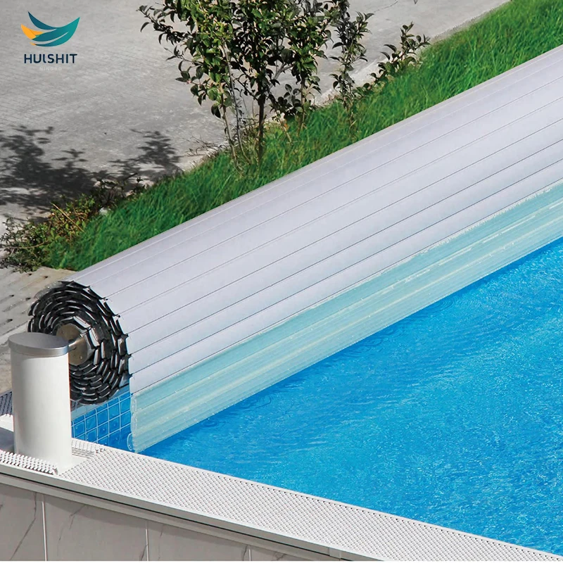 Support Custom High Strength Pool Cover and Scroll Solar Automatic Pool Cover