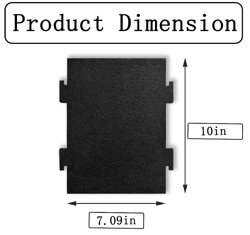 Replacement Activated Charcoal Filters - Keep Your Microwave Oven Clean and Fresh