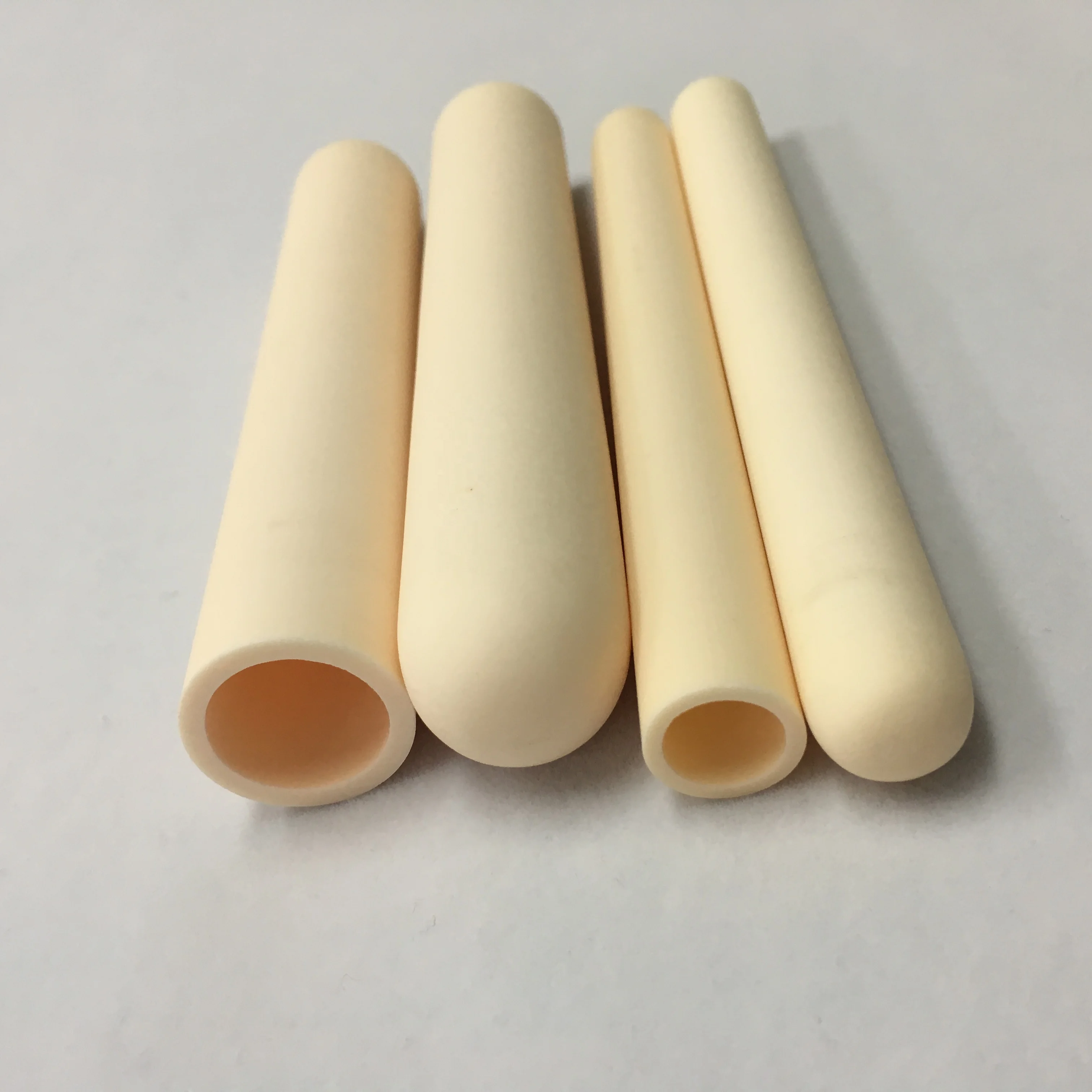 Огнеупорная керамическая трубка 99% al203 один конец уплотнительной керамической трубки