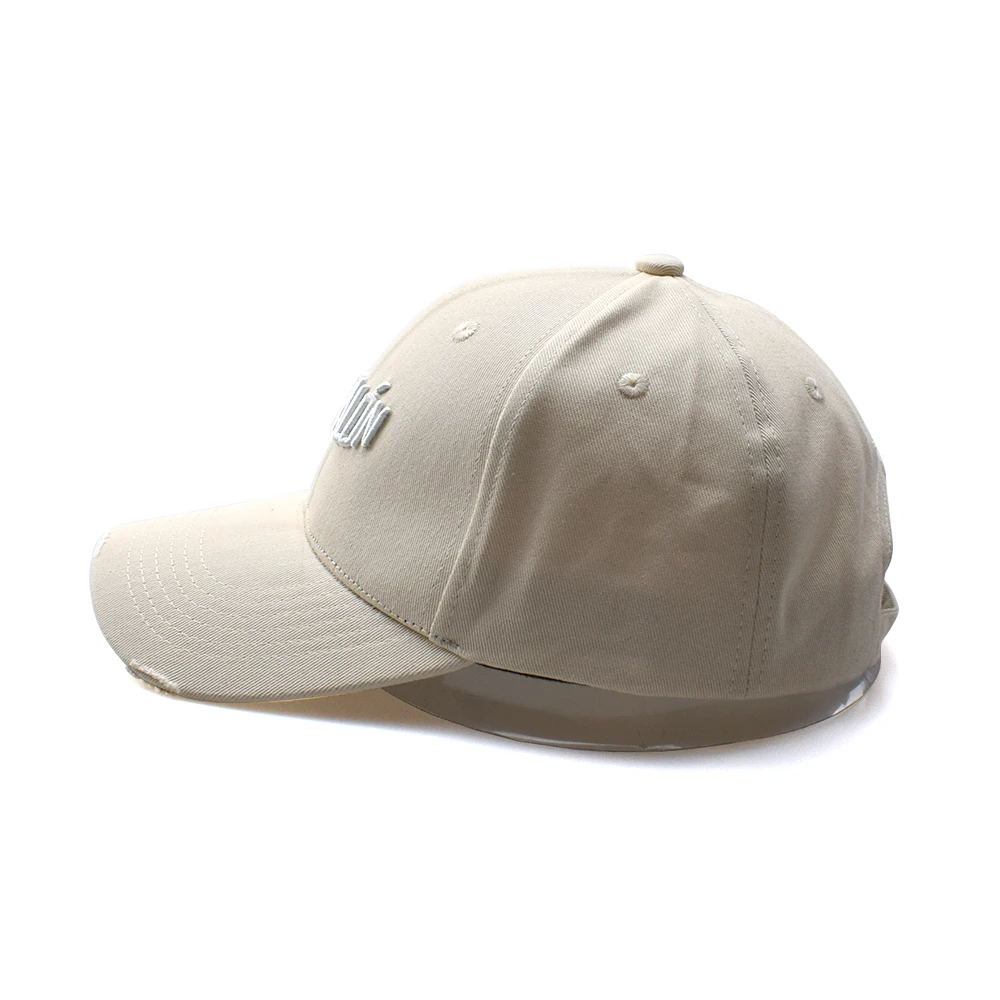 5% OFF high quality beige color 3d embroidery hat golf cap peaked black baseball cap