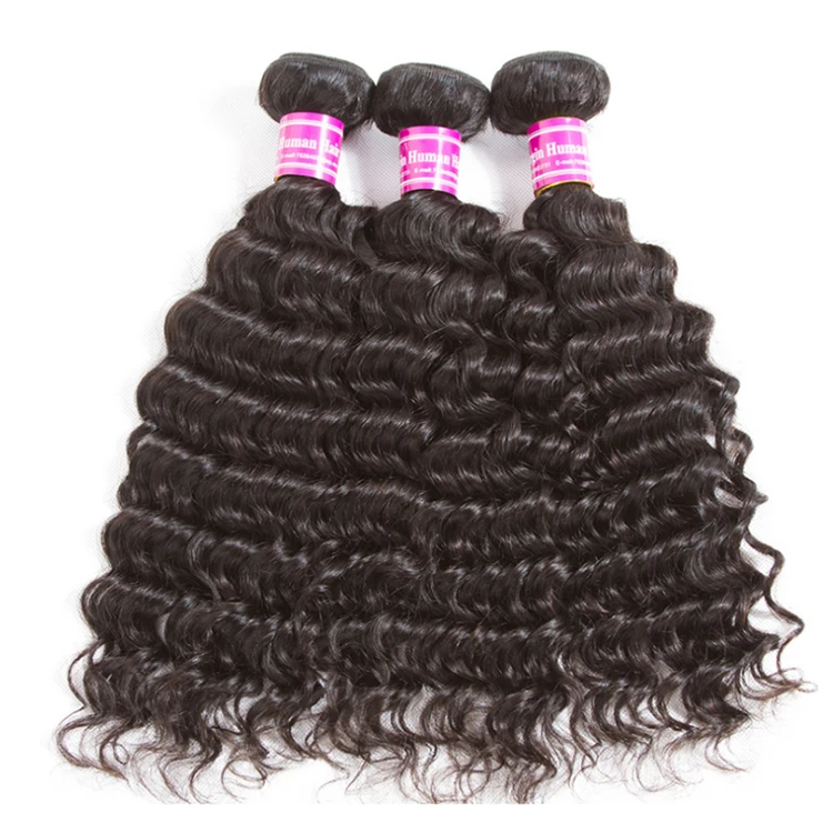 High Quality Unprocessed Cuticle Remy Aligned Keratin Hair Extensions Full Thick Bottom White Deep Wave Weaving Wholesale Human