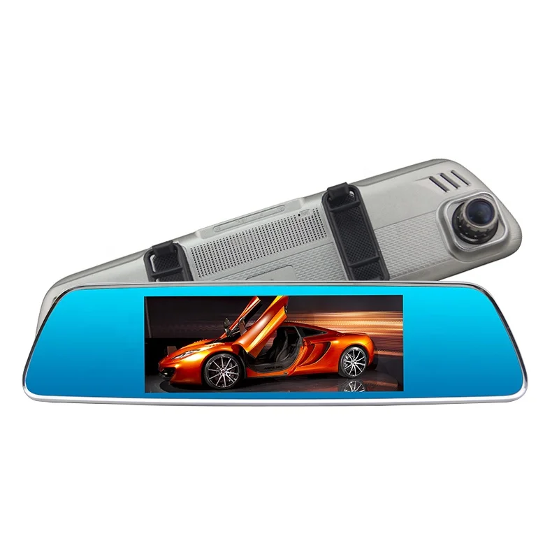 Factory supplied 6.86 Inch Android Black Box Dvr Car Gps Navigation With Wireless Rearview Mirror