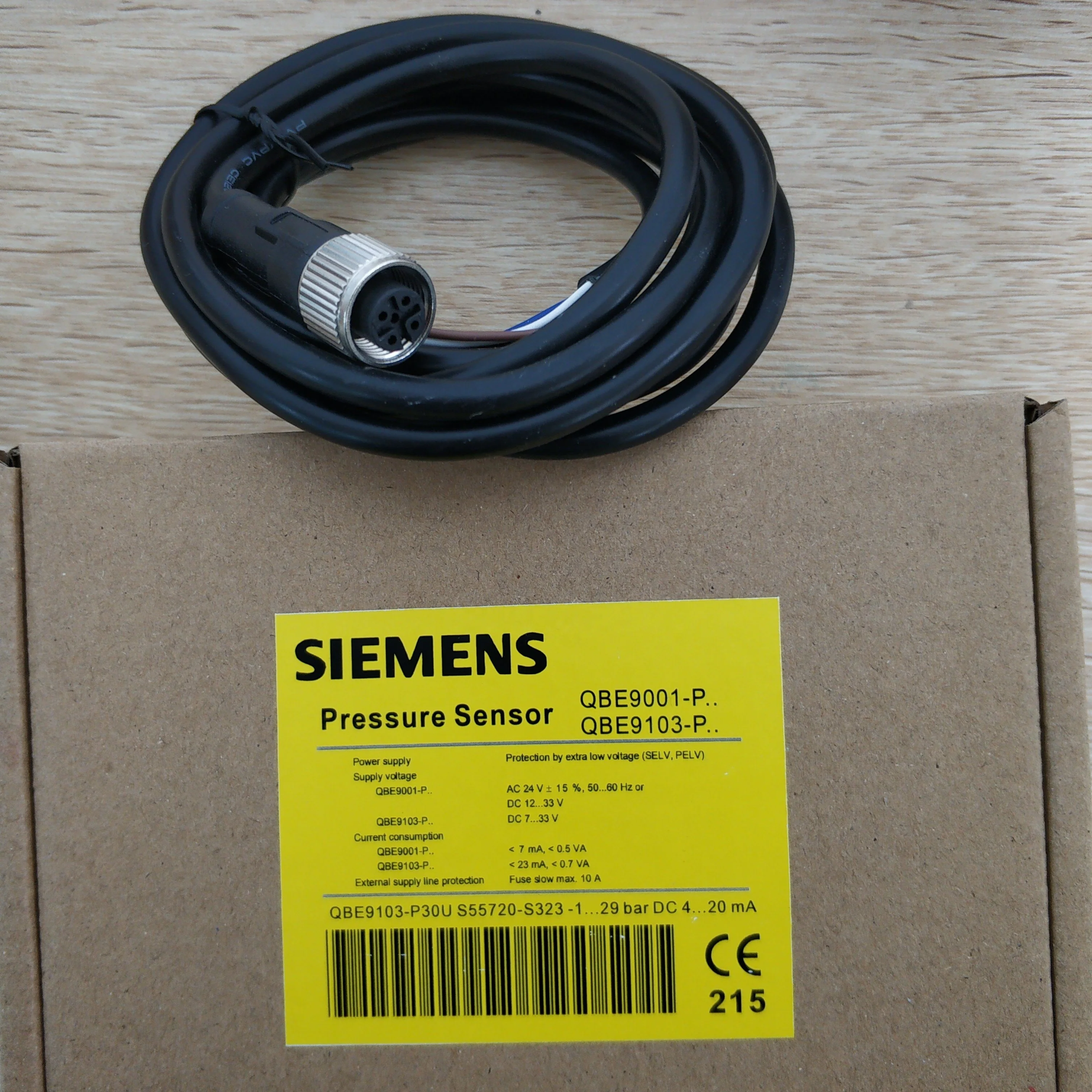 Siemens Датчик давления QBE9103-P10U 1-9bar DC4-20mA и QBE9103-P30U