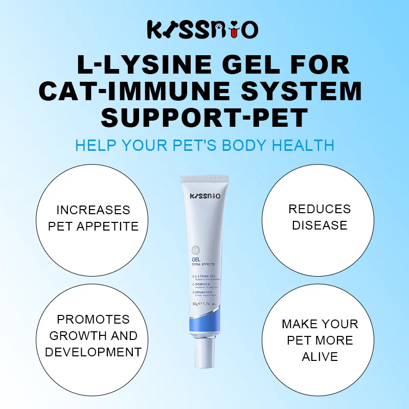 L-Lysine GE for Cats and Dogs Immune System Support Pet Health Care Turkey and Tuna Flavored in Bottles for Adults