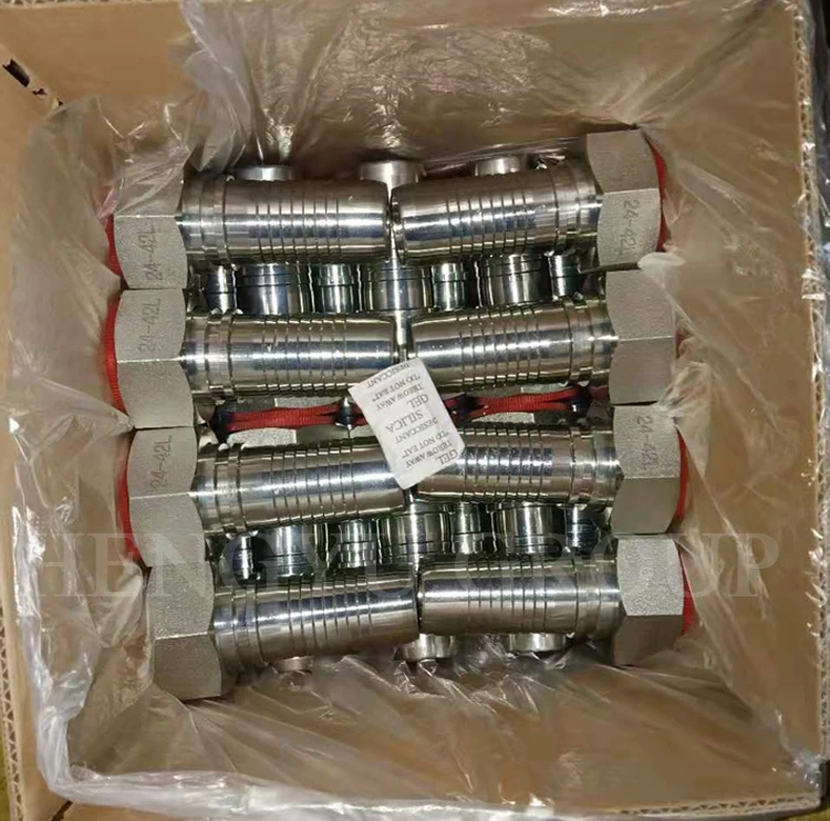 Hydraulic hose end fittings standard parker metric hydraulic fittings hose nipple