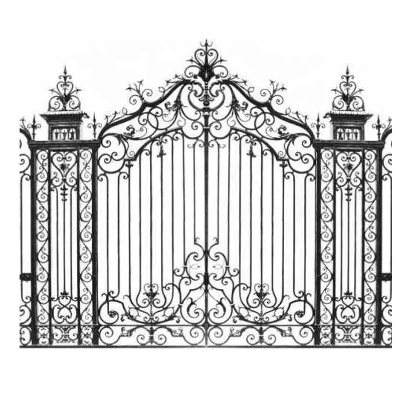 French entrance wrought Iron gate driveway gate designs