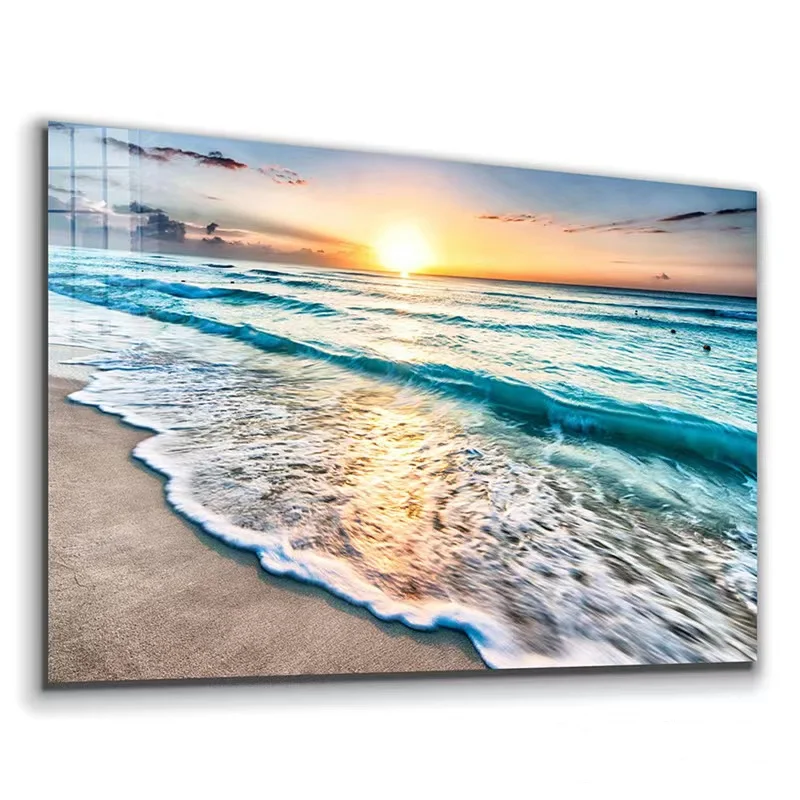 Factory Price Custom Pictures Patterns Printed On Tempered Glass Digital Printing Decorative Toughened Safety Glass