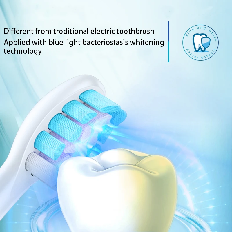 Ipx7 Waterproof  Adult Toothbrush Electric USB Rechargeable Smart LED Whitening Sonic Electric Toothbrush
