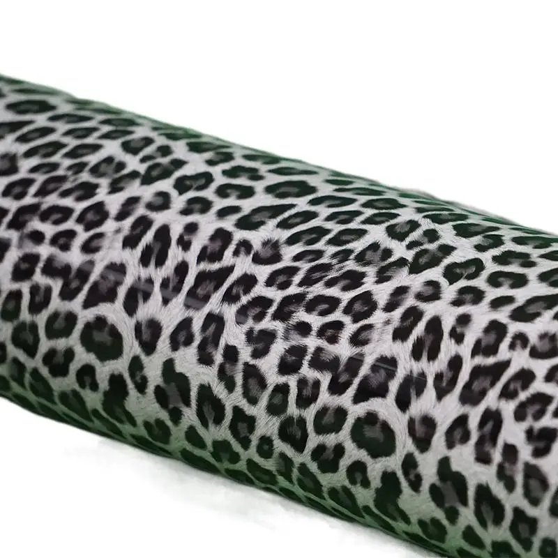 Free Sample New Arrival  Wholesale Pattern Htv Leopard Print Flm Heat Transfer Vinyl