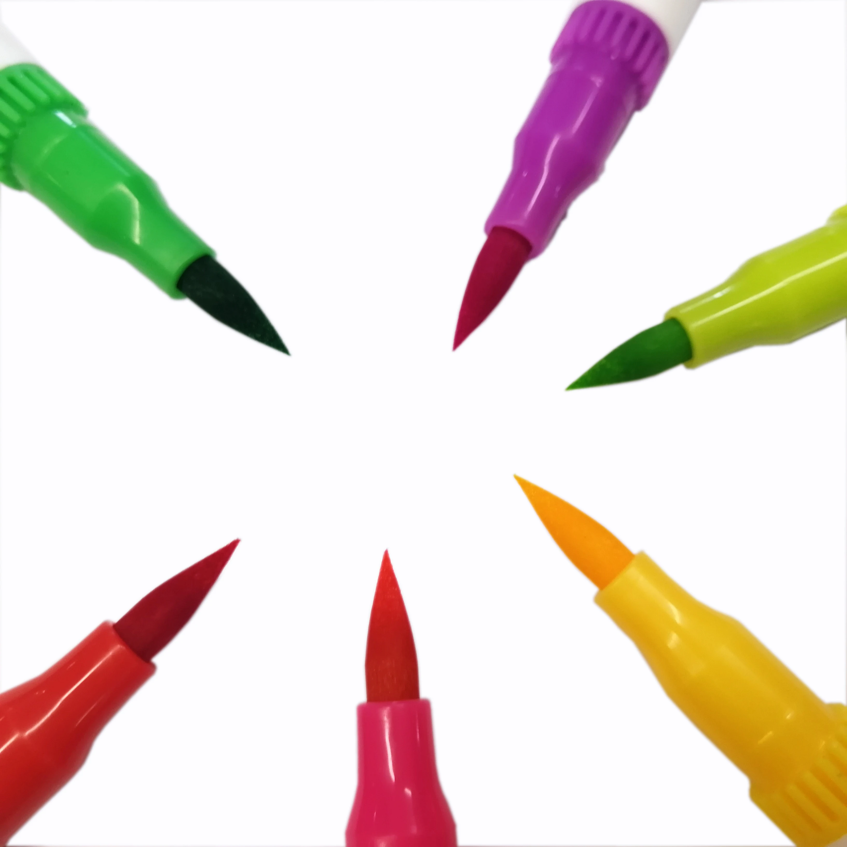 Профессиональный Перманентный художественный маркер разных цветов с двумя наконечниками и индивидуальным логотипом