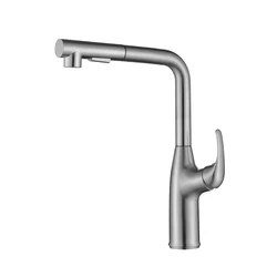 Deepss New Single Handle Above Counter 304 Stainless Steel Brush Nickle Kitchen Tap