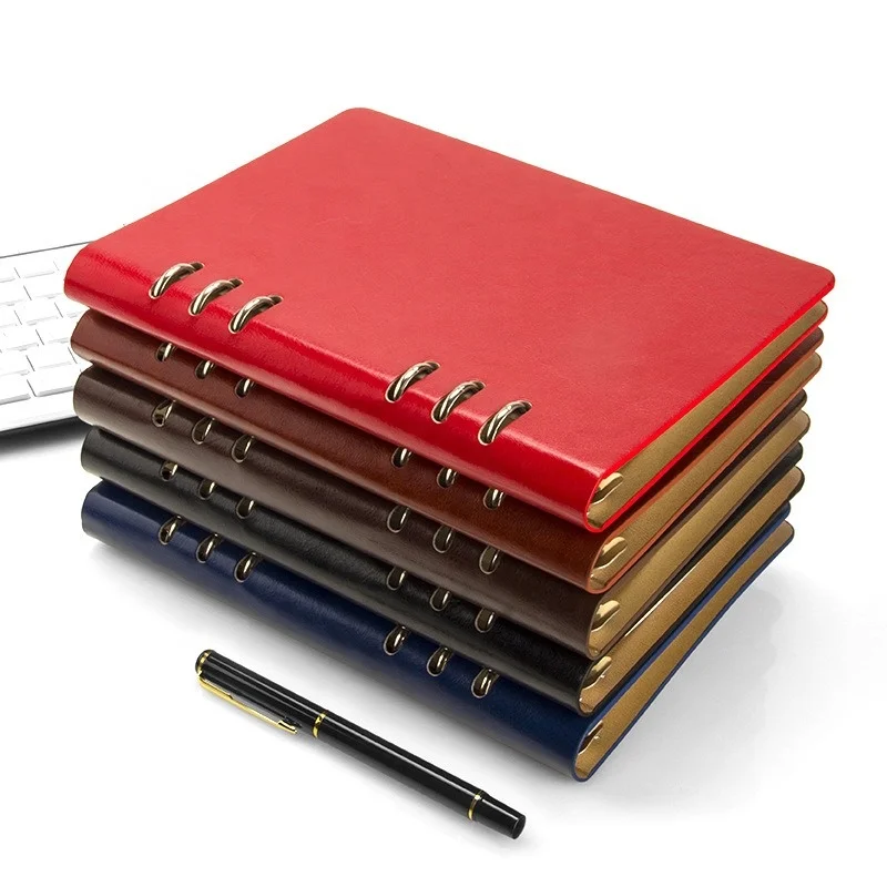 Блокнот А5 академический из искусственной кожи с напечатанным логотипом, 160 г/кв. М