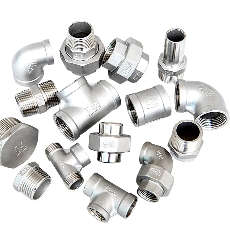 Custom stainless steel elbow pipe fittings 45 degree drainage oblique tee stainless steel pipe fittings
